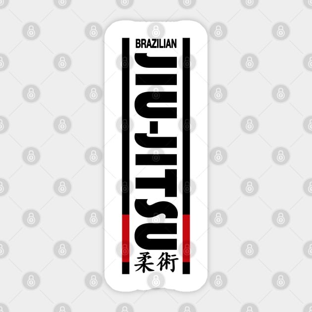 JIU JITSU - BRAZILIAN JIU JITSU Sticker by Tshirt Samurai